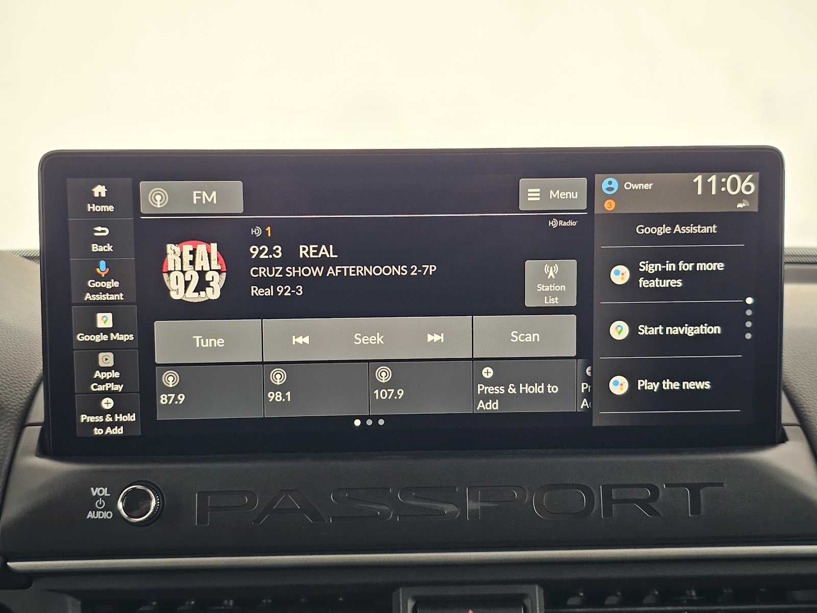 2026 Honda Passport RTL Towing