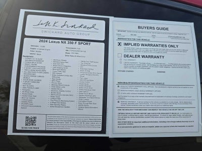 2024 Lexus NX F SPORT Handling