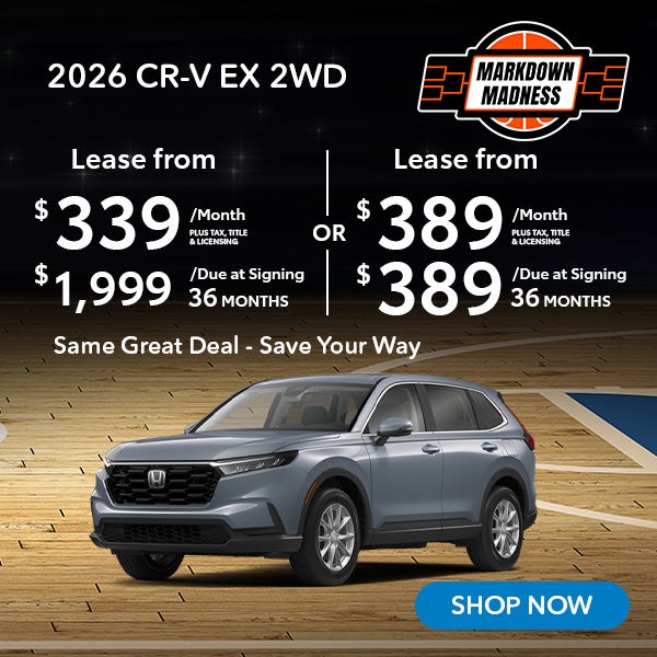 2026 CR-V EX 2WD Same Great Deal - Save Your Way