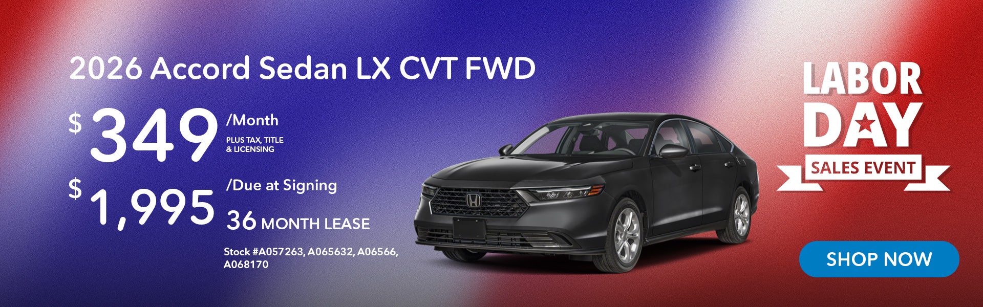 2026 Honda Accord LX