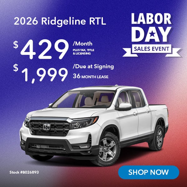 2026 Honda Ridgeline RTL